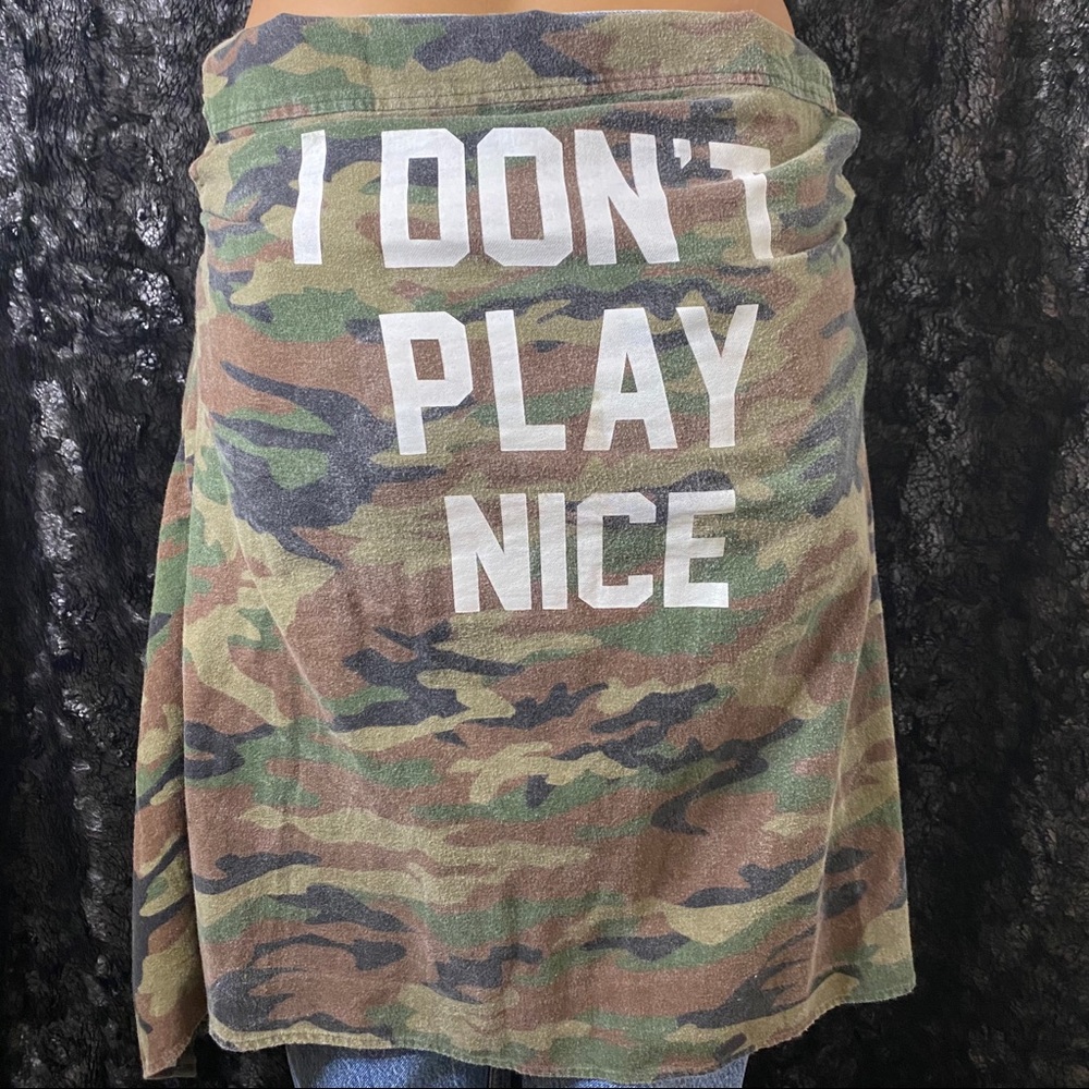Camouflage flannel size XL